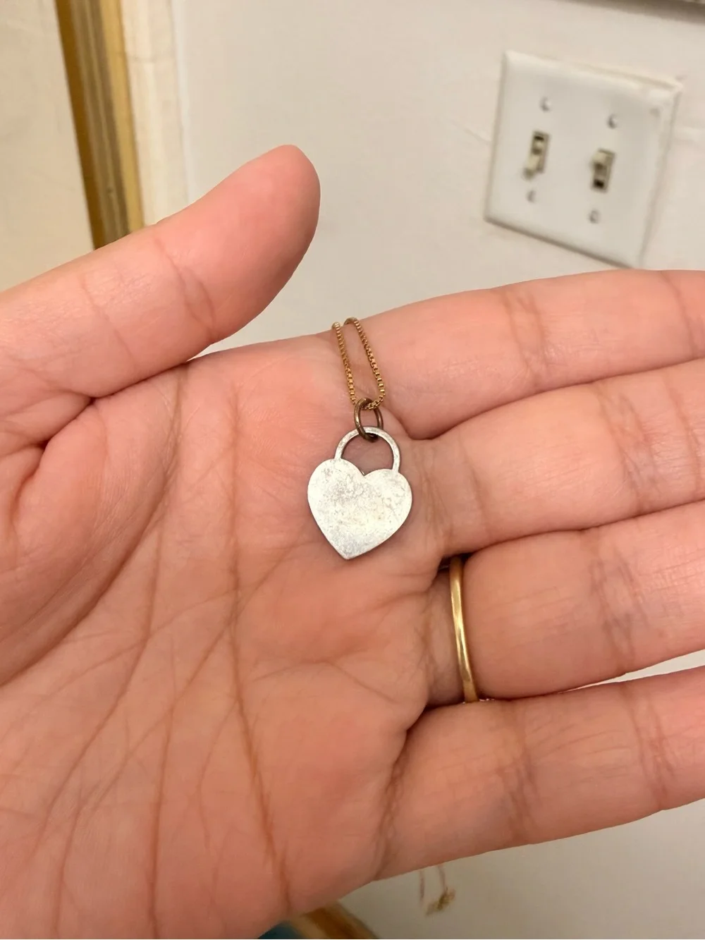 Vintage Heart Dior Gold Necklace